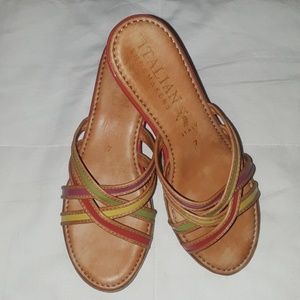 ITALIAN SHOEMAKERS WEDGE SZ 7